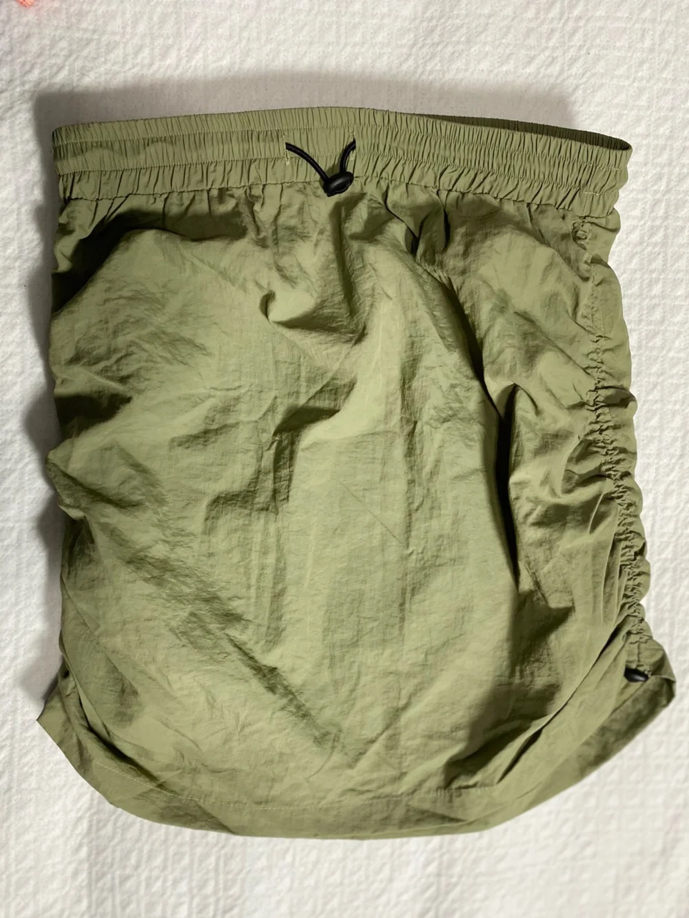SHEIN Olive Green Lightweight Drawstring Waist Shorts Women’s Small